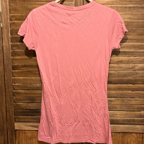 Women's Onno Short Sleeve Bamboo T-Shirt Vintage Pink - Picture 2 of 4